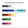 tank top color chart - Sam And Colby Store