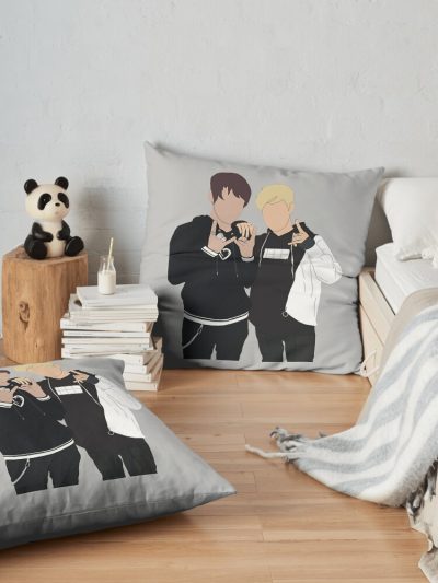 Sam _Amp_ Colby Throw Pillow Official Sam And Colby Merch