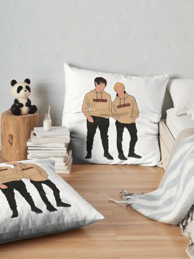 Sam And Colby Throw Pillow Official Sam And Colby Merch