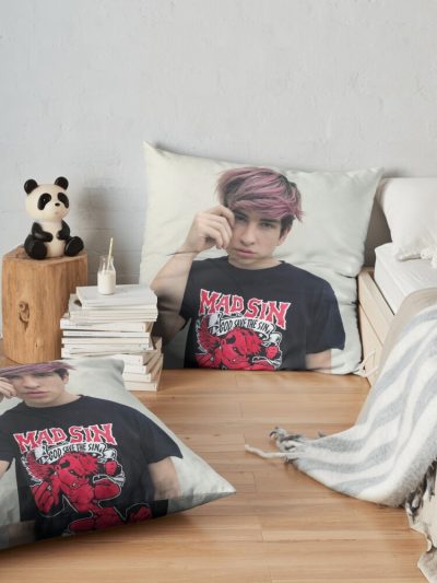 Jake Webber Throw Pillow Official Sam And Colby Merch