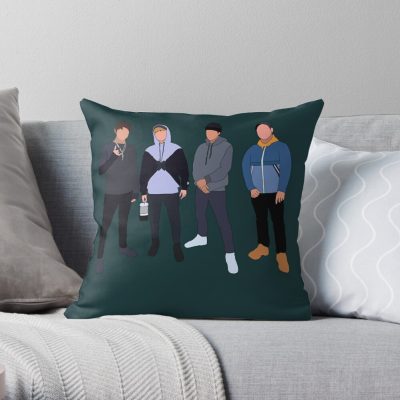 Sam Colby Corey And Jake20 Throw Pillow Official Sam And Colby Merch