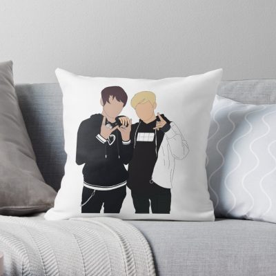 Sam & Colby Throw Pillow Official Sam And Colby Merch