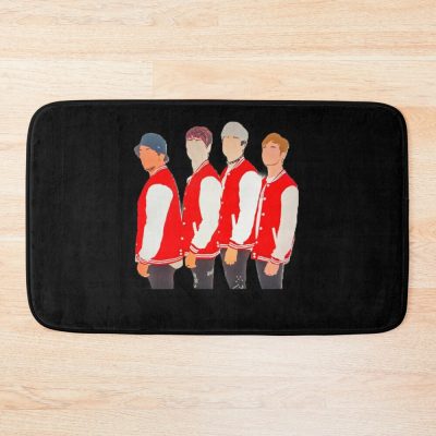 Sam And Colby Jake And Corey Trap House Boys47 Bath Mat Official Sam And Colby Merch