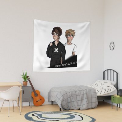 Sam And Colby Tapestry Official Sam And Colby Merch